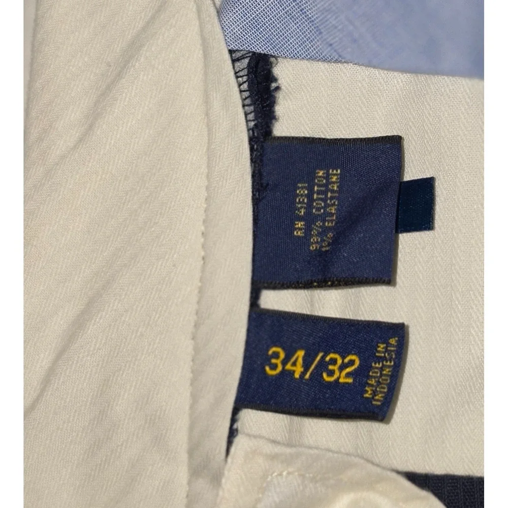 Polo Ralph‎ Lauren Men's Classic Fit Corduroy Pants Navy Blue Size 34x32